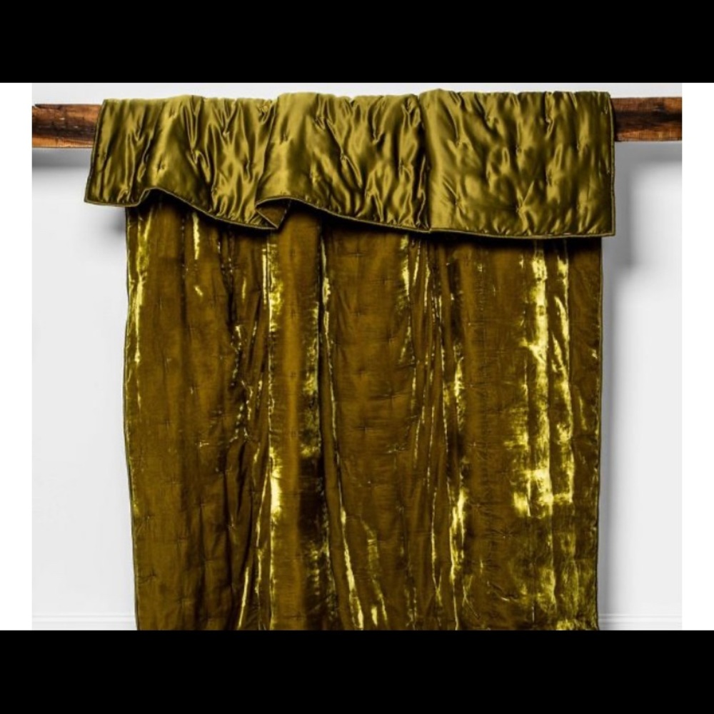 Green velvet opal house bedding